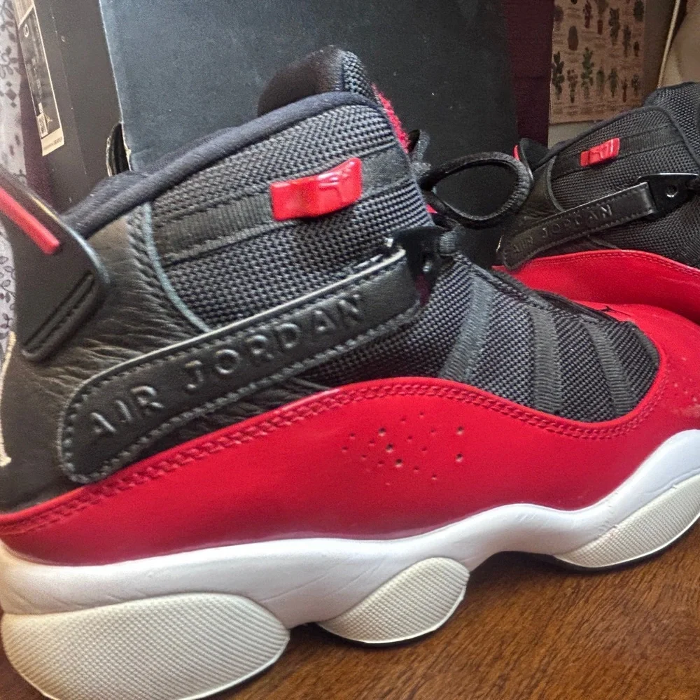Nike Red and Black Athletic Shoes